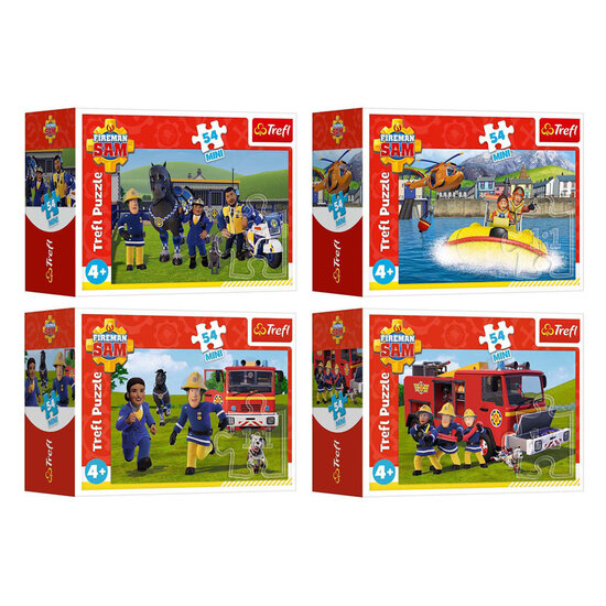 Mini Puzzel Brandweerman Sam - 54st.