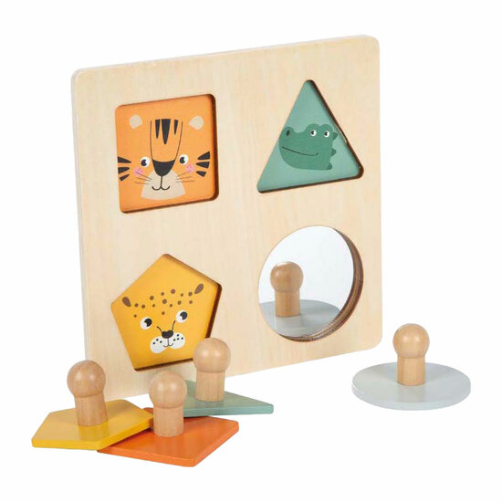 Small Foot - Houten Vormen Montessori Puzzel FSC