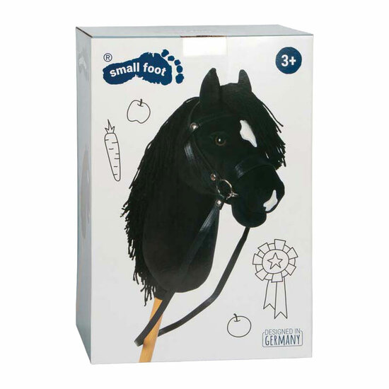 Small Foot - Stokpaard Zwart Eddie