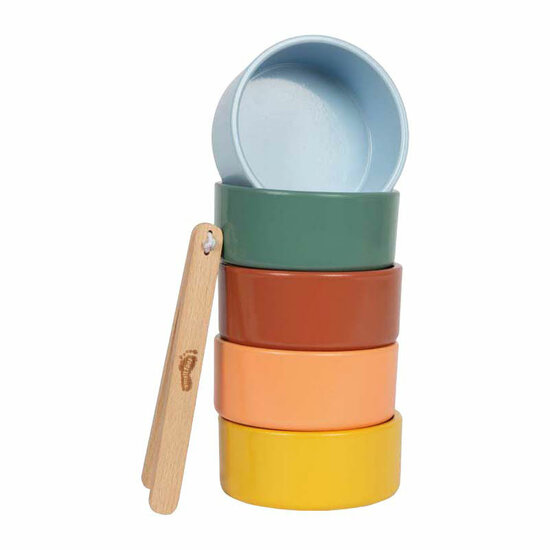 Small Foot - Houten Montessori Sorteerspel met Knijptang