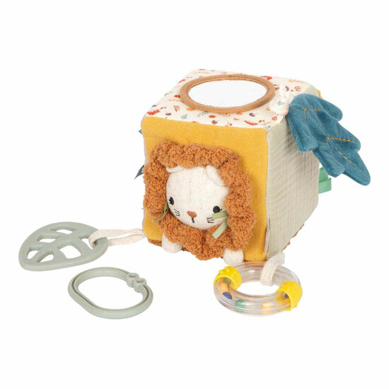 Small Foot - Stoffen Kubus Kleine Leeuw