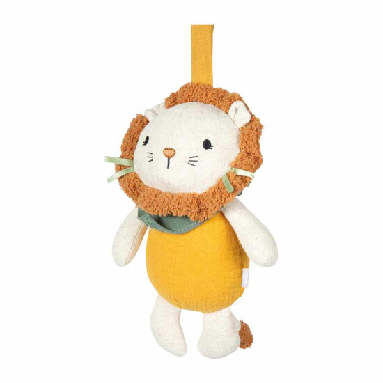 Small Foot - Stoffen Muziekdoos Kleine Leeuw