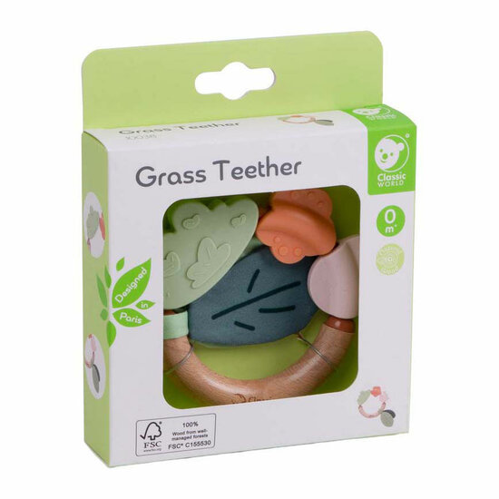 Classic World Houten Bijtring Gras