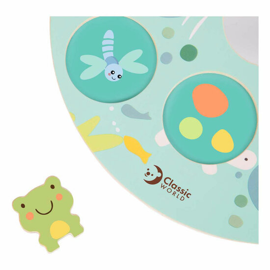 Classic World Houten Bordspel Waterlelie