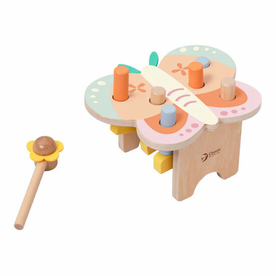 Classic World Houten Hamerbank Vlinder