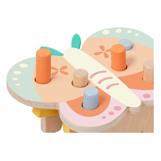 Classic World Houten Hamerbank Vlinder