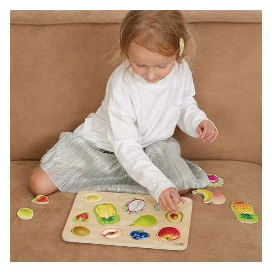 Classic World Houten Puzzel Fruit - 11st.