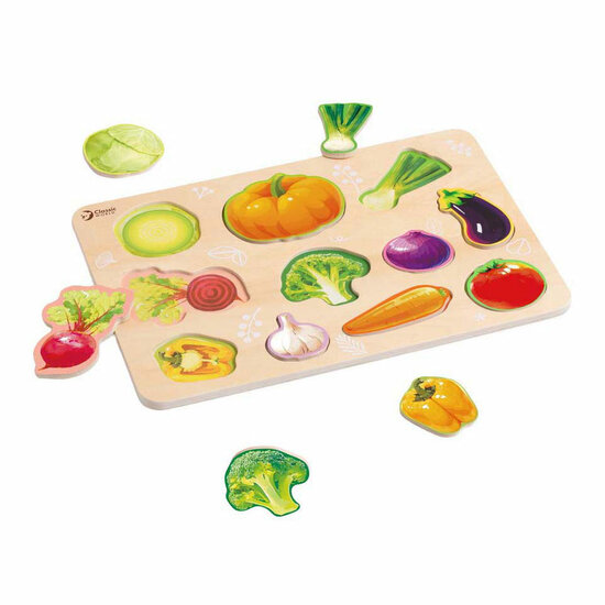Classic World Houten Puzzel Groenten