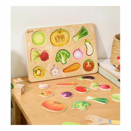 Classic World Houten Puzzel Groenten