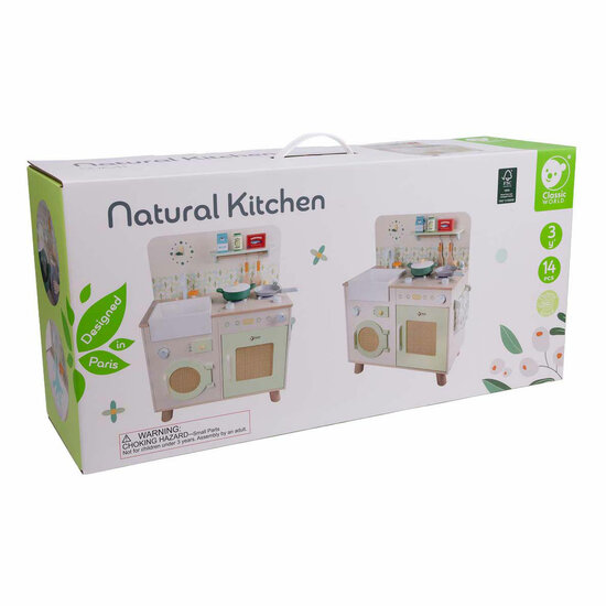 Classic World Houten Keuken met Accessoires - 14dlg.