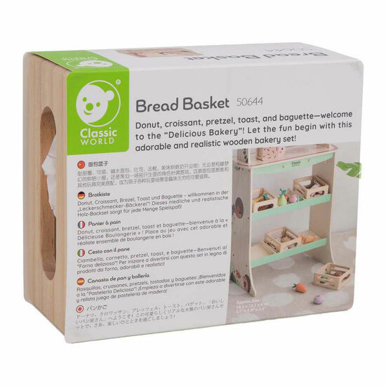Classic World Houten Krat met Brood