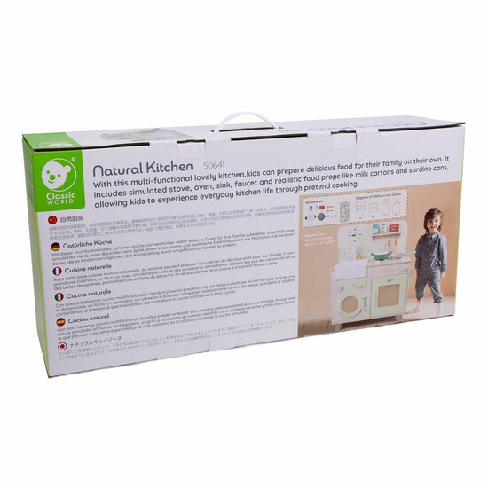 Classic World Houten Keuken met Accessoires - 14dlg.