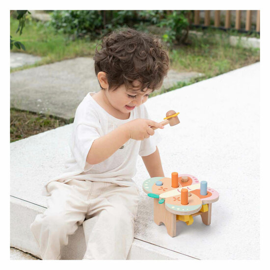 Classic World Houten Hamerbank Vlinder