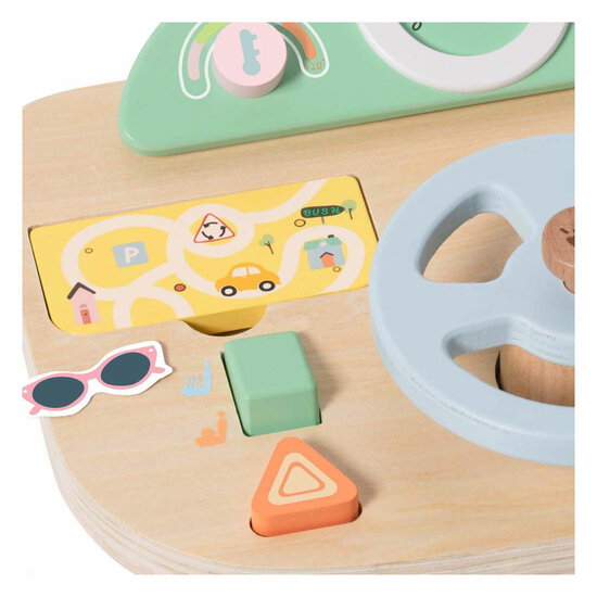 Classic World Houten Mulifunctioneel Stuurwiel