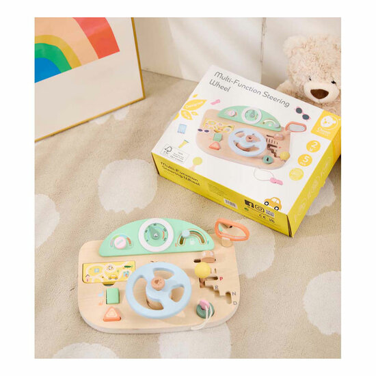 Classic World Houten Mulifunctioneel Stuurwiel