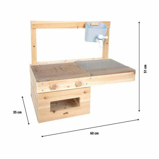 Small Foot - Houten Verhoogde Modderkeuken