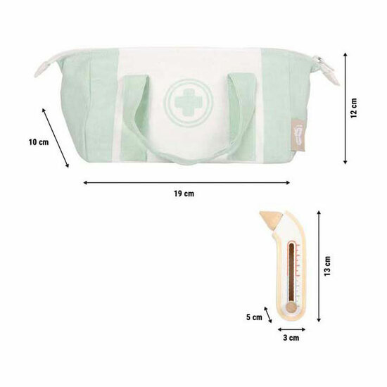 Small Foot - Dokterstas Speelset Salie Groen - 8dlg.