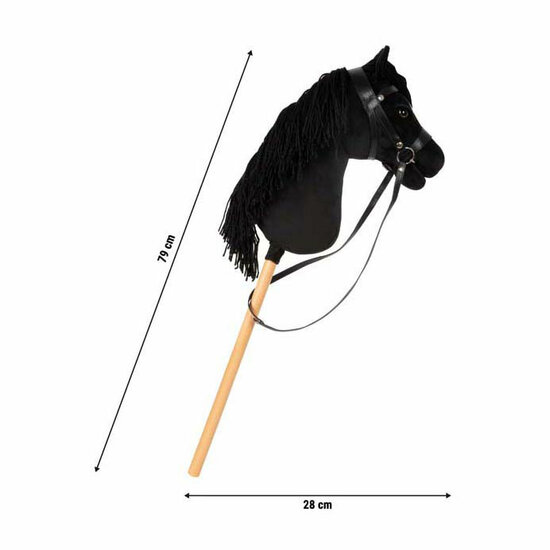 Small Foot - Stokpaard Zwart Eddie