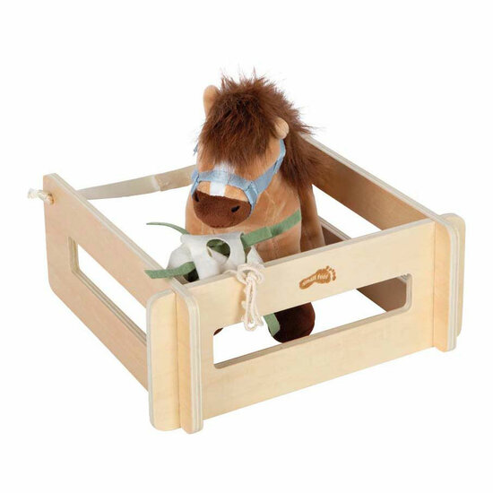 Small Foot - Speelset Paard met Stal en Accessoires in Tas