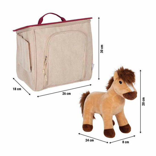 Small Foot - Speelset Paard met Stal en Accessoires in Tas