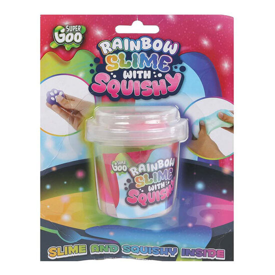 Super Goo Regenboog Putty met Squishy - 90gr.