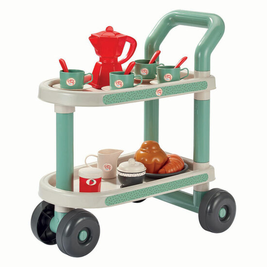 Ecoiffier Ontbijttrolley - 22dlg.