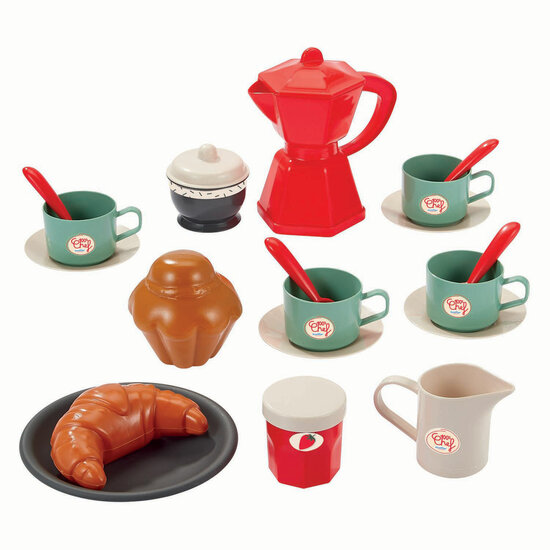 Ecoiffier Ontbijttrolley - 22dlg.