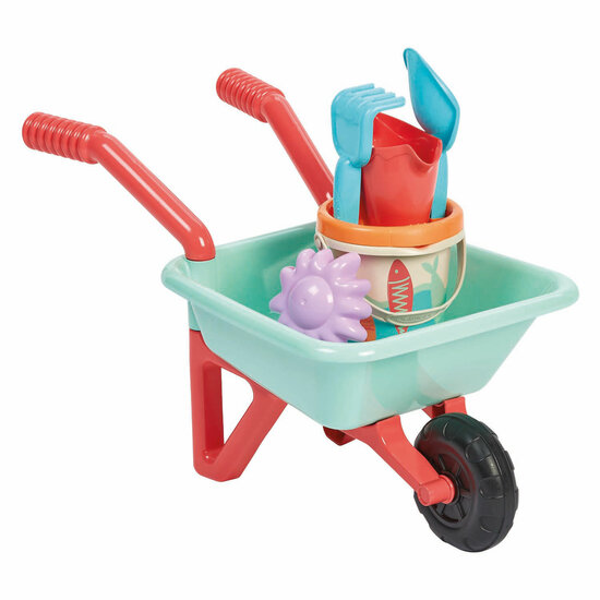 Ecoiffier Kruiwagen met Accessoires - 7dlg.