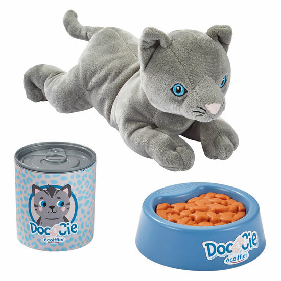 Ecoiffier Kat met Accessoires - 9dlg.