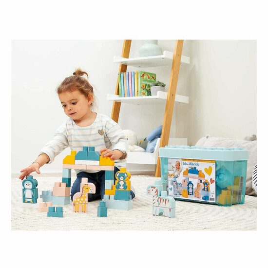 Abrick Bouwblokken met Dierentuindieren - 55dlg.