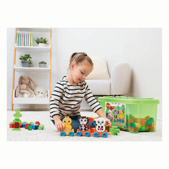 Abrick Boerderijdieren Blokkentrein - 250dlg.