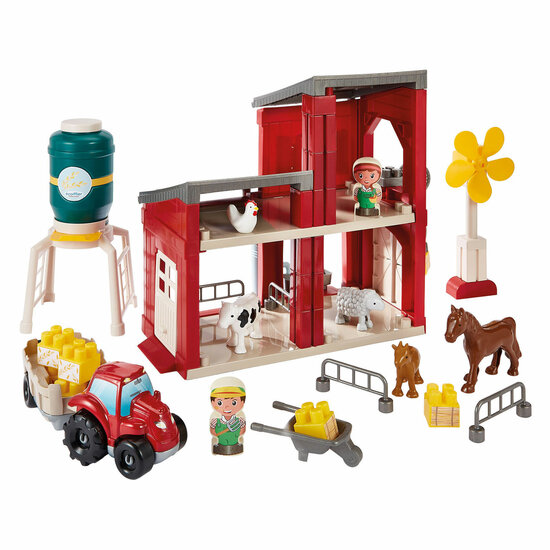 Abrick Bouwblokken Eco Boerderij met Voertuig