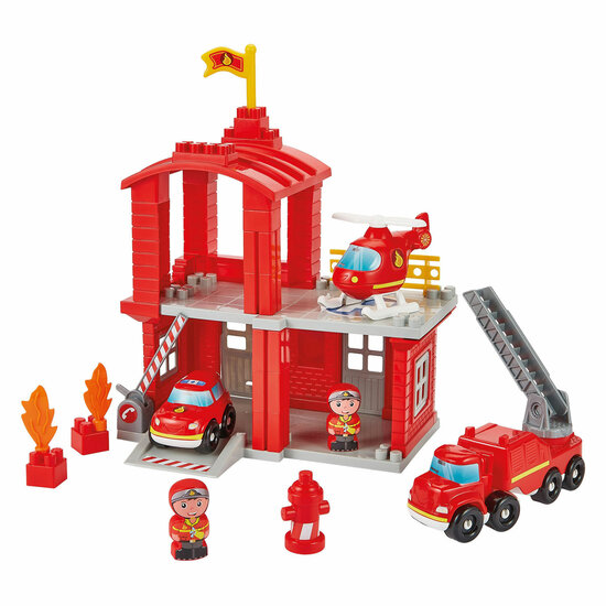 Abrick Brandweerkazerne met 3 Voertuigen