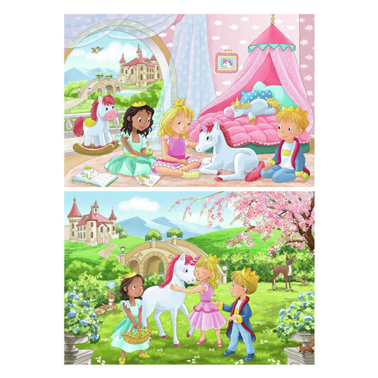 Ravensburger Legpuzzel Prince &amp; Princess, 2x12 st.