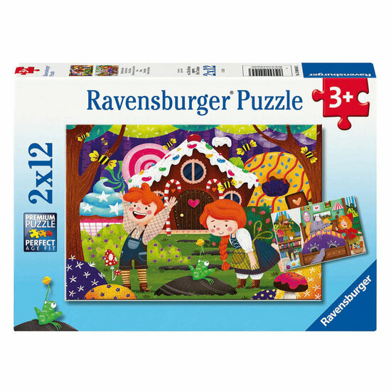 Ravensburger Legpuzzel Sprookjes, 2x12st.