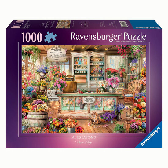 Ravensburger Legpuzzel All Seasons Flowershop, 1000st.