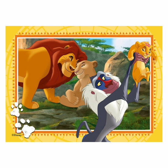 Ravensburger Legpuzzel Disney Lion King - 4 Puzzels