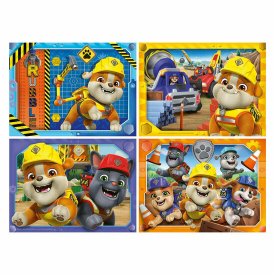 Ravensburger Legpuzzel Rubble &amp; Crew - 4 Puzzels