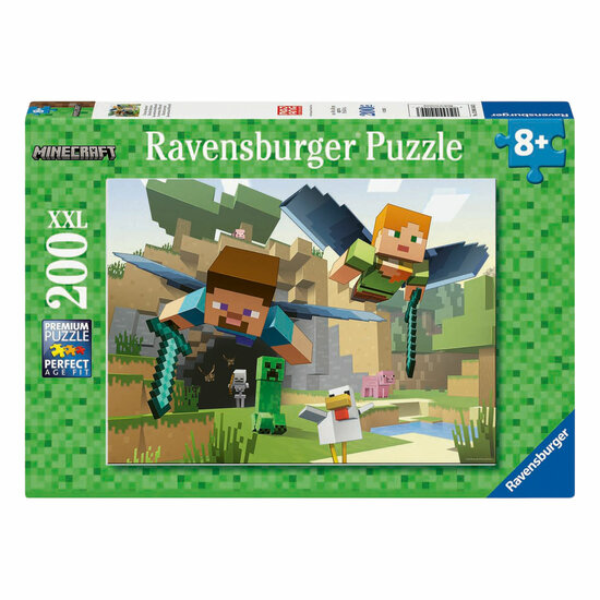 Ravensburger Legpuzzel Minecraft Avonturen - 200st. XXL