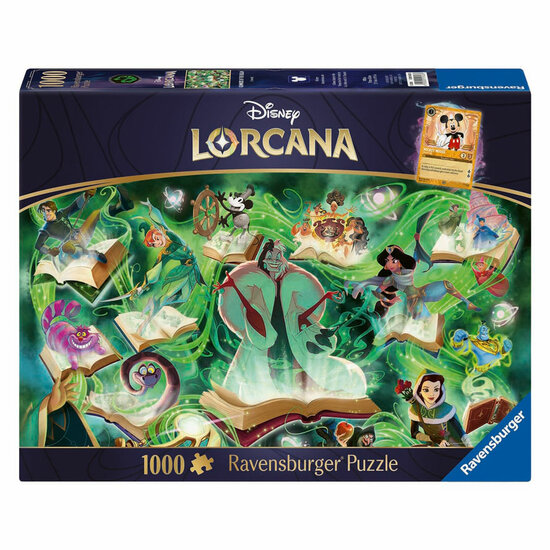 Ravensburger Legpuzzel Disney Lorcana Glimmers of the Realm: Emerald - 1000st.