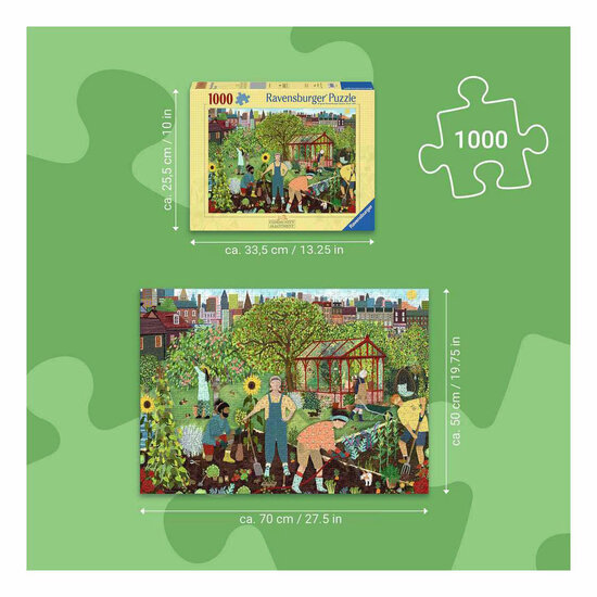 Ravensburger Legpuzzel The Allotment - 1000st.