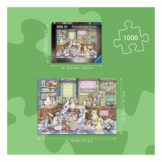 Ravensburger Legpuzzel Dapper Dog's No.2: Stanl. Stick Em - 1000st.