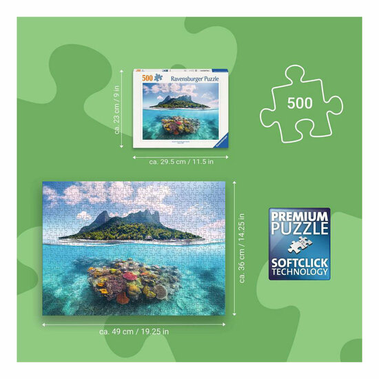 Ravensburger Legpuzzel Island Waterscape - 500st.