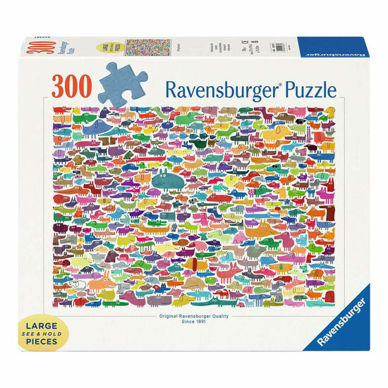 Ravensburger Legpuzzel 387 Dogs &amp; One Cat - 300st.
