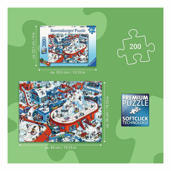 Ravensburger Legpuzzel Winter Sport Stadium 200 XXL st.