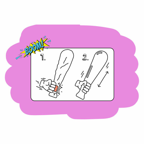 Zelfopblaasbare Knuppel Superhelden