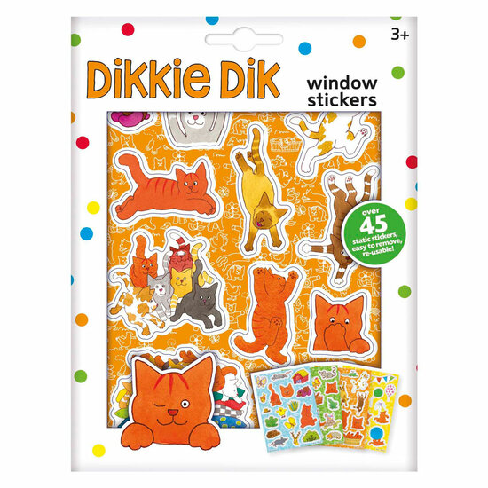 Dikkie Dik Raamstickers, 45dlg.
