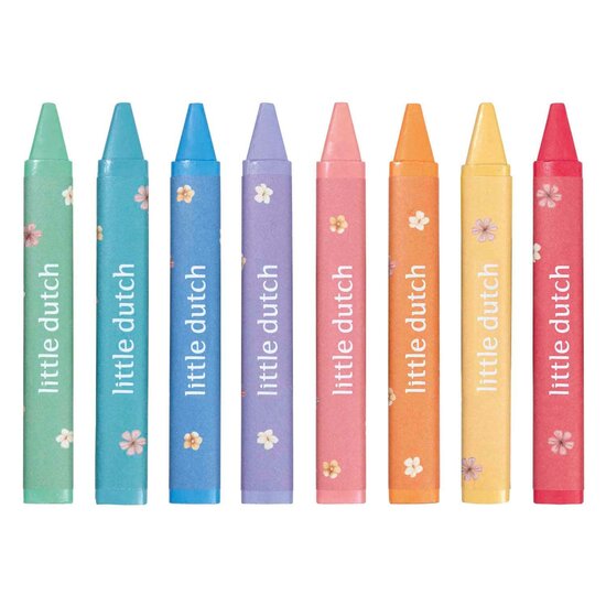 Little Dutch Waskrijtjes Rosa - 8st.