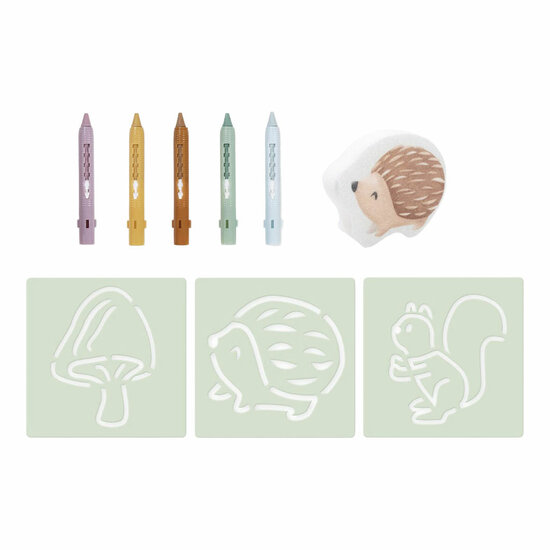 Little Dutch Badkrijtjes Forest Friends - 9dlg.