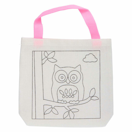 Katoenen Tas met 5 Stiften